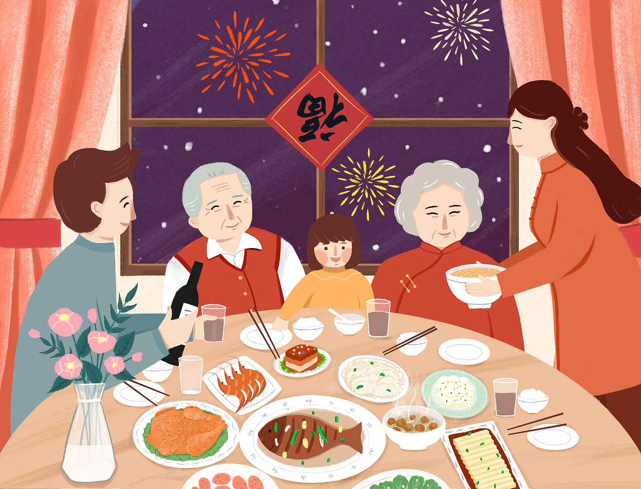 在万家灯火相聚团圆的日子里,正是因为他们的付出,才让大家都平安的