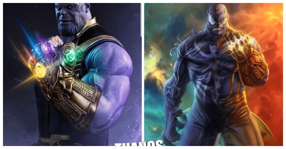 当漫威dc众角色与毒液共生灭霸毒液完美融合凶恶异常