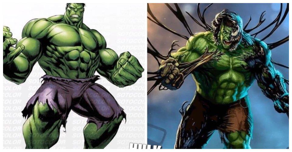 当漫威,dc众角色与毒液共生:灭霸 毒液完美融合,凶恶异常!