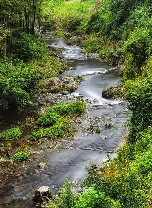 摄影笔记:手机拍摄上虞陈溪雪花潭,牛奶般丝滑的溪水效果