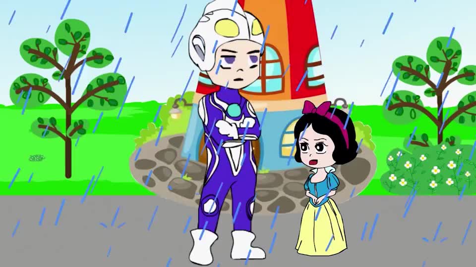 欧布奥特曼变成了大胖子进不去白雪公主的小屋了怎么办