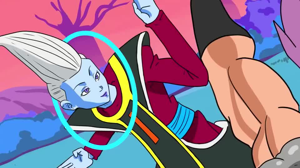 同人动画天使悟空和贝吉塔融合自在极意破坏神悟吉塔诞生