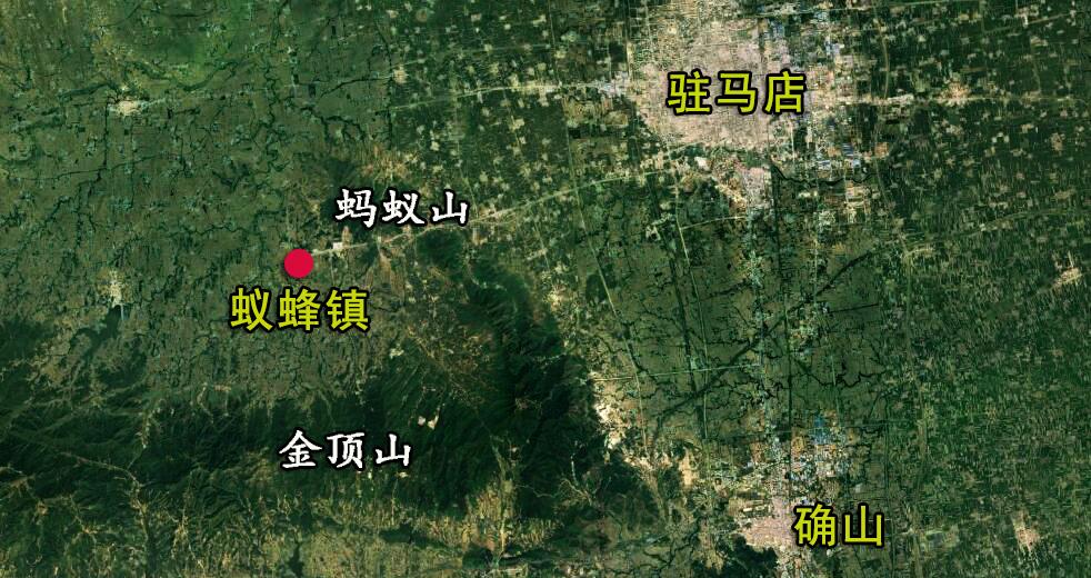 河南驻马店驿城区一个镇,名字和昆虫有关,曾属于确山县