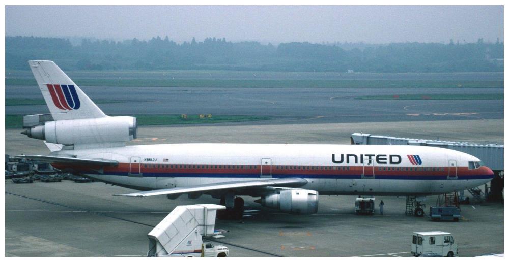 1989年7月19日的美国联合航空,这架道格拉斯dc-10客机二号引擎风扇