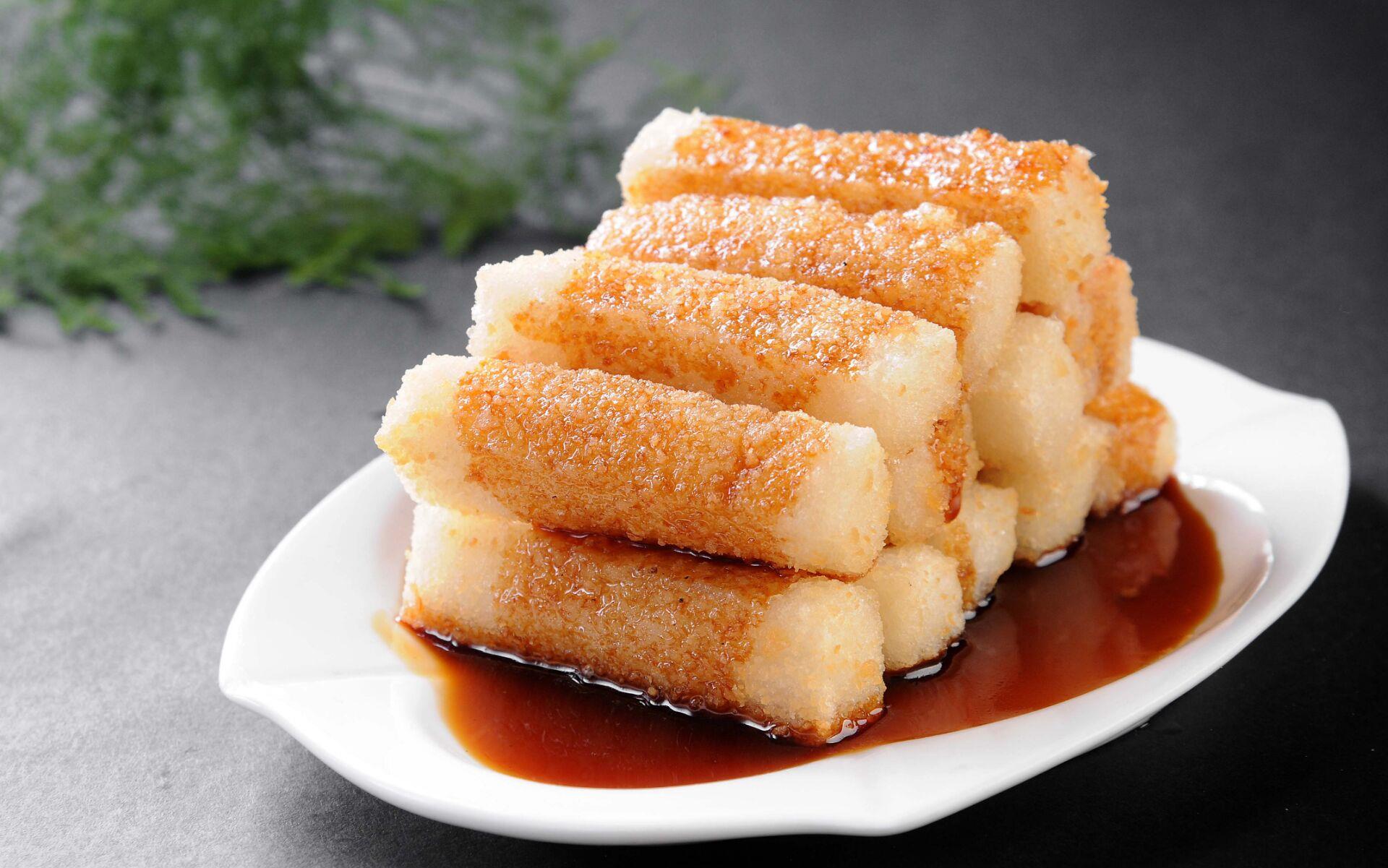 四川特色小吃红糖糍粑