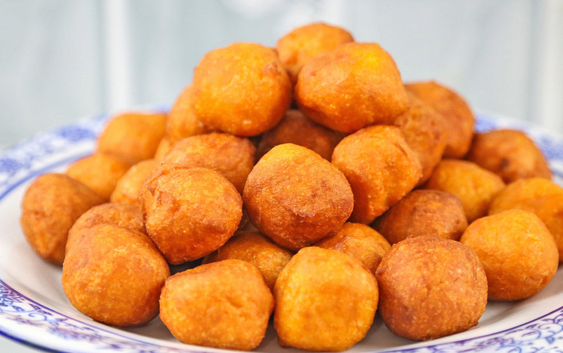 大厨教你炸红薯丸子的小技巧,香甜软糯又营养,越吃越想吃