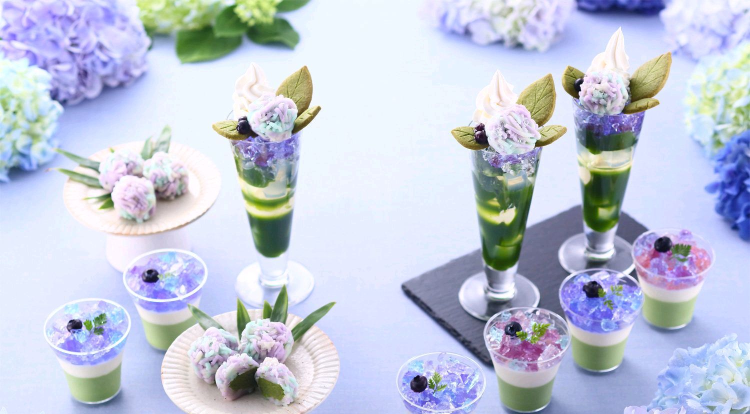 紫阳花盛开的季节 日本老店推出6月限定 超级清新