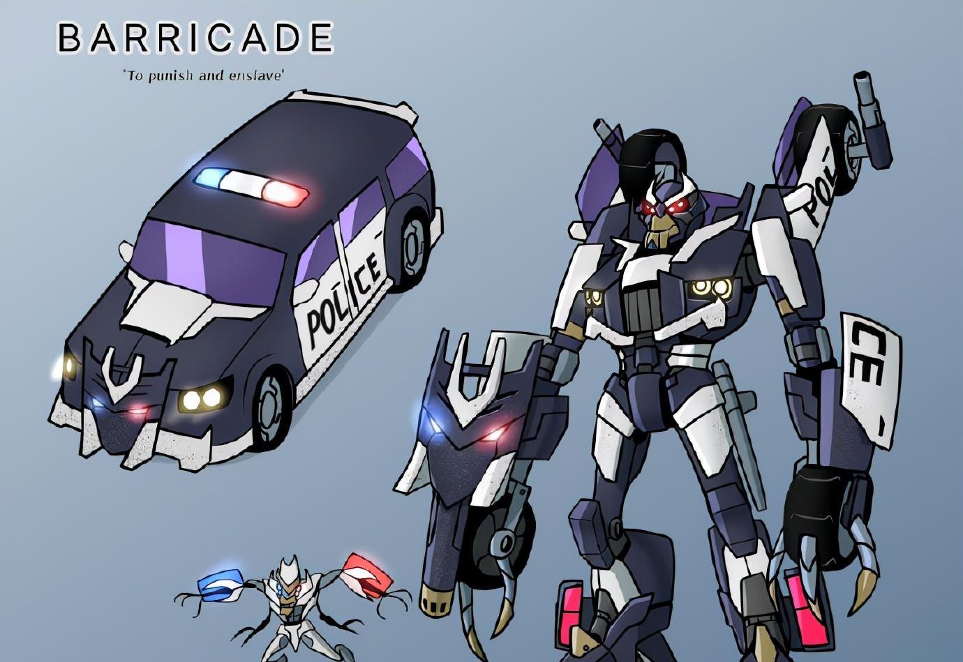 变形金刚08动画样式角色全新设计