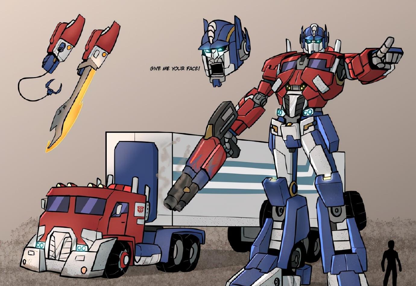 变形金刚08动画样式角色全新设计