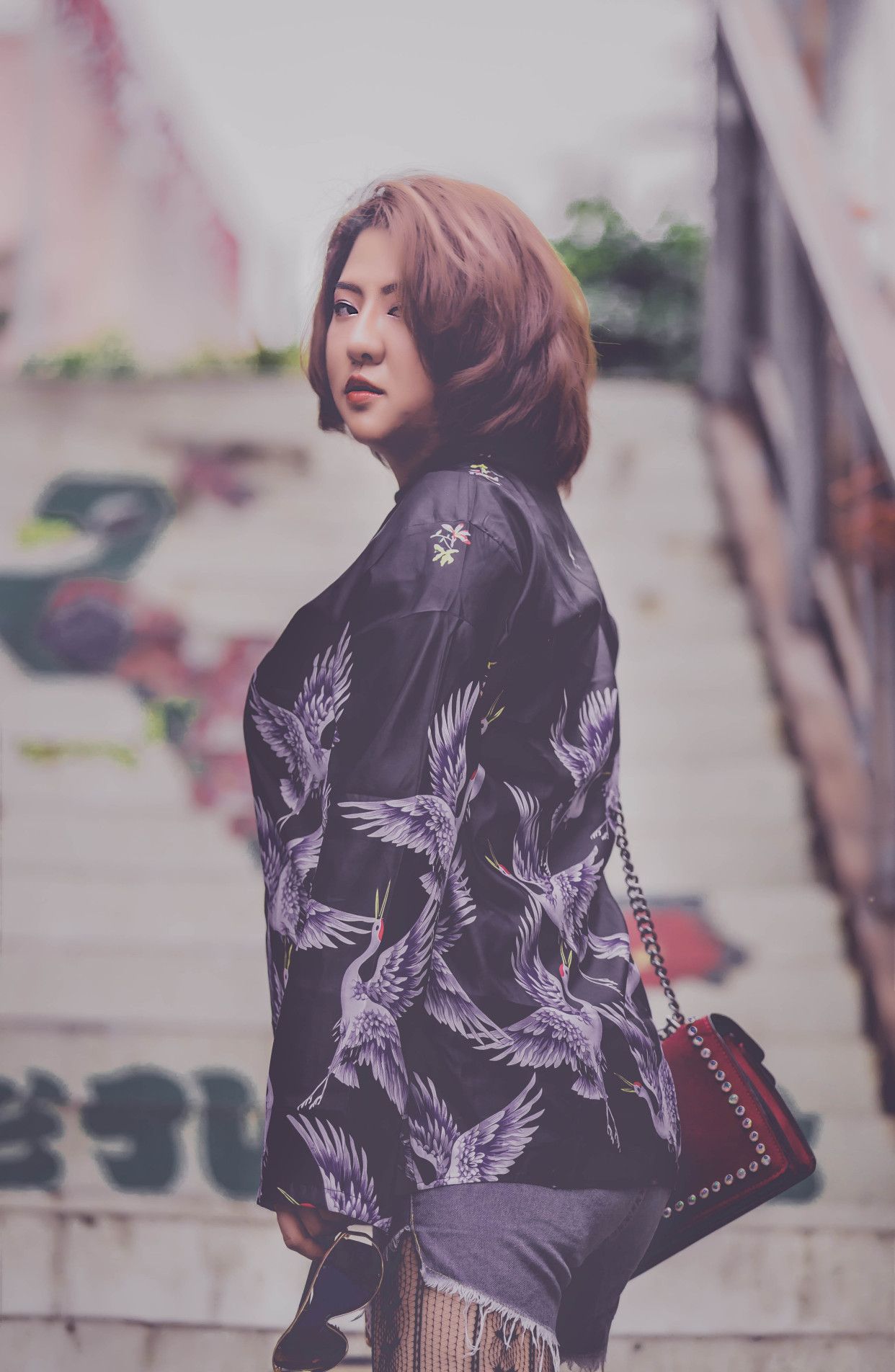 霸气侧漏的美女!