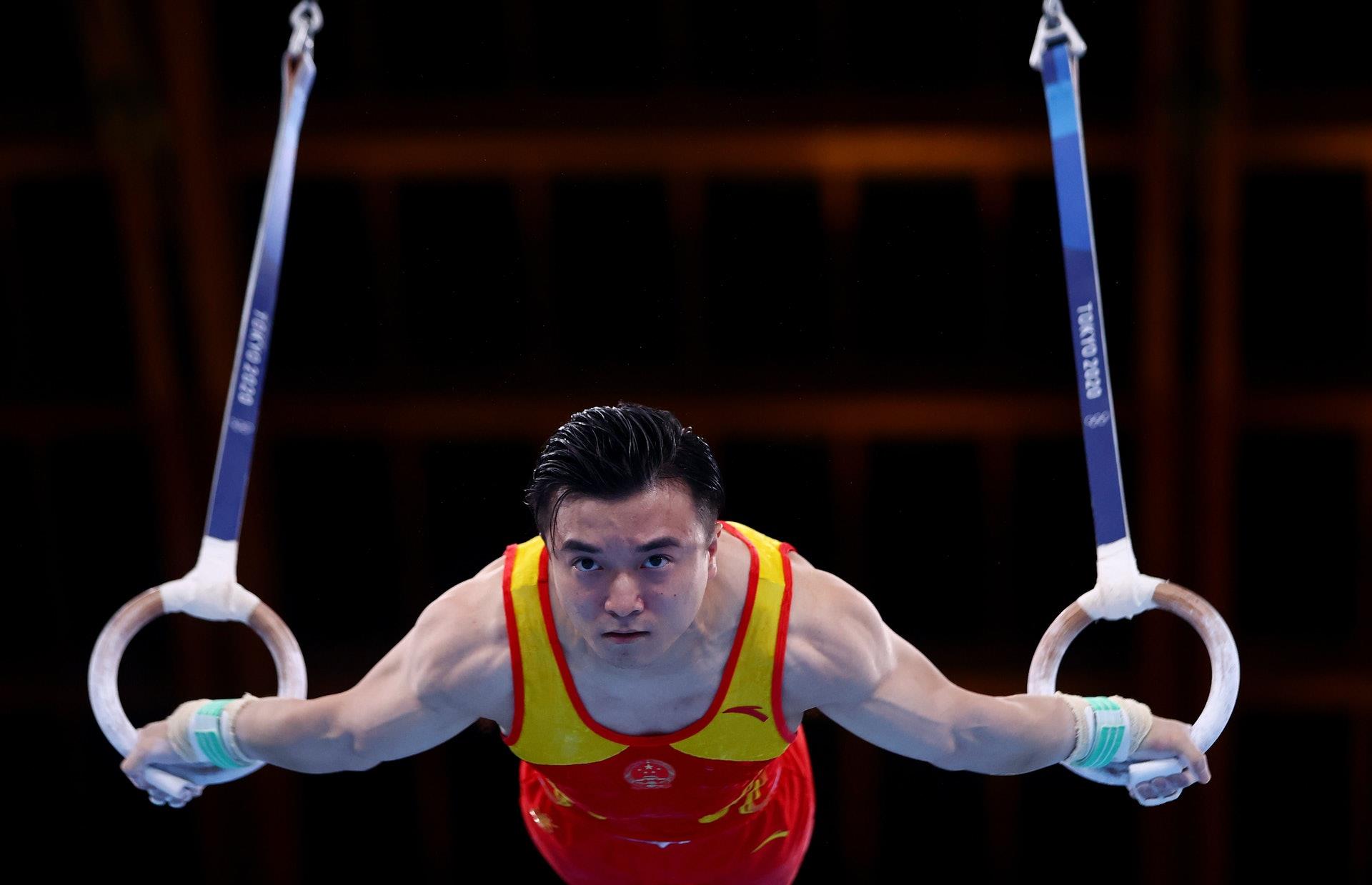 吊环冠军刘洋霸气侧漏!网友:常威,你还说不会武功_高清图集_新浪网