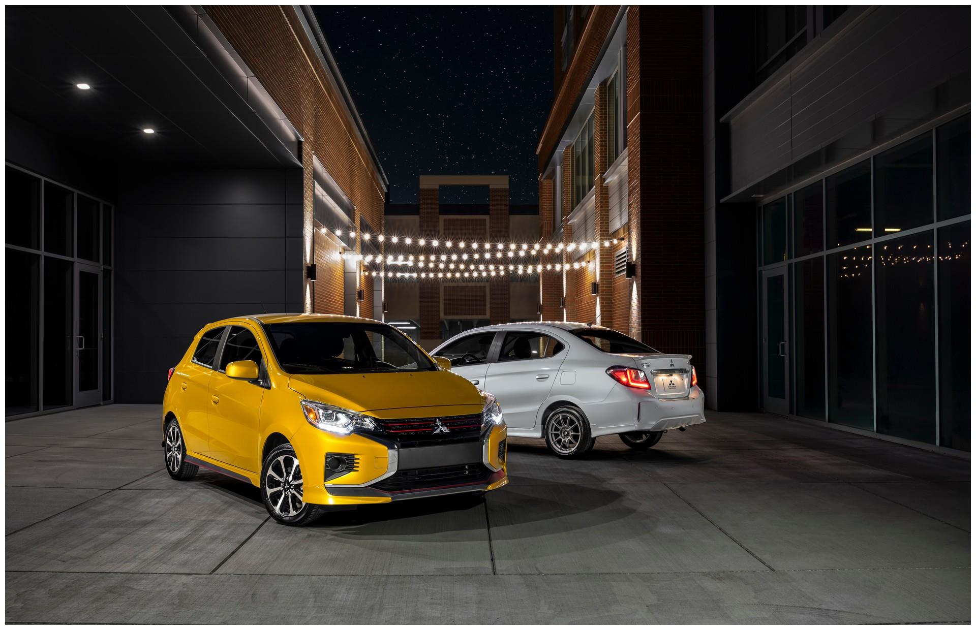 两种外观选择新款三菱mirage海外市场发售