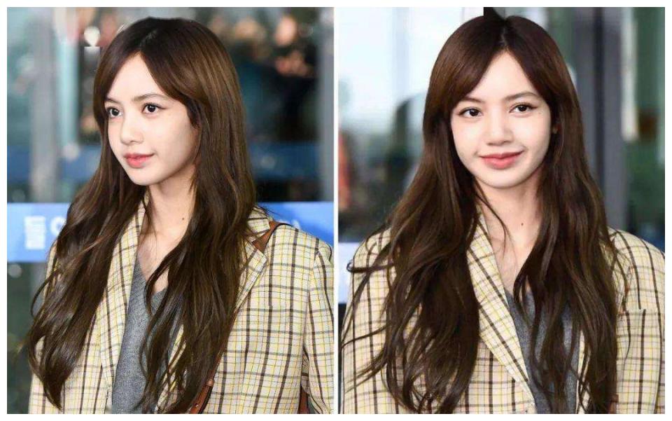 没有刘海的lisa,颜值有点奇怪,网友:怪不得一直有刘海