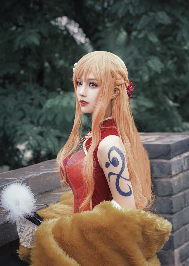 《海贼王》娜美中国风旗袍cosplay,水友:一个字,绝!