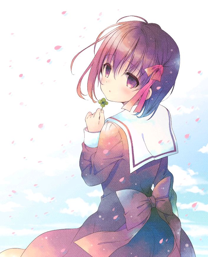 动漫美图:fate系列紫发少女间桐樱,可爱高清壁纸分享
