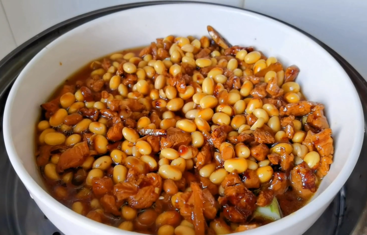 1把黄豆扔进大米里面,太香了,酒店大厨的拿手绝活,秋天吃超爽