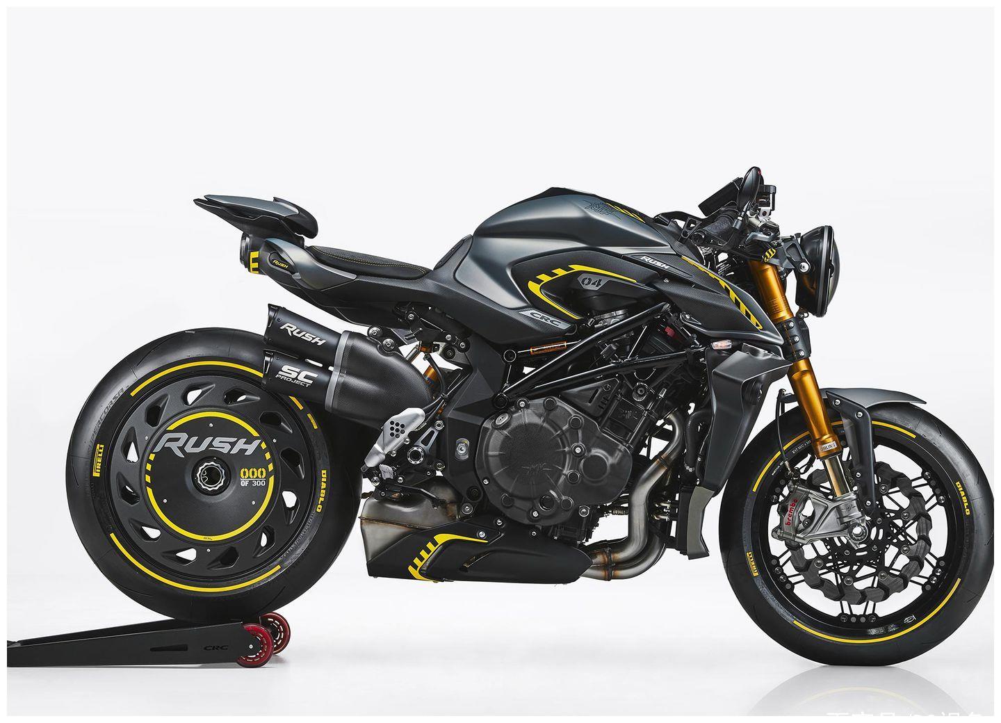 直列四缸208马力性能街车摩托mv奥古斯塔2021款rush详解