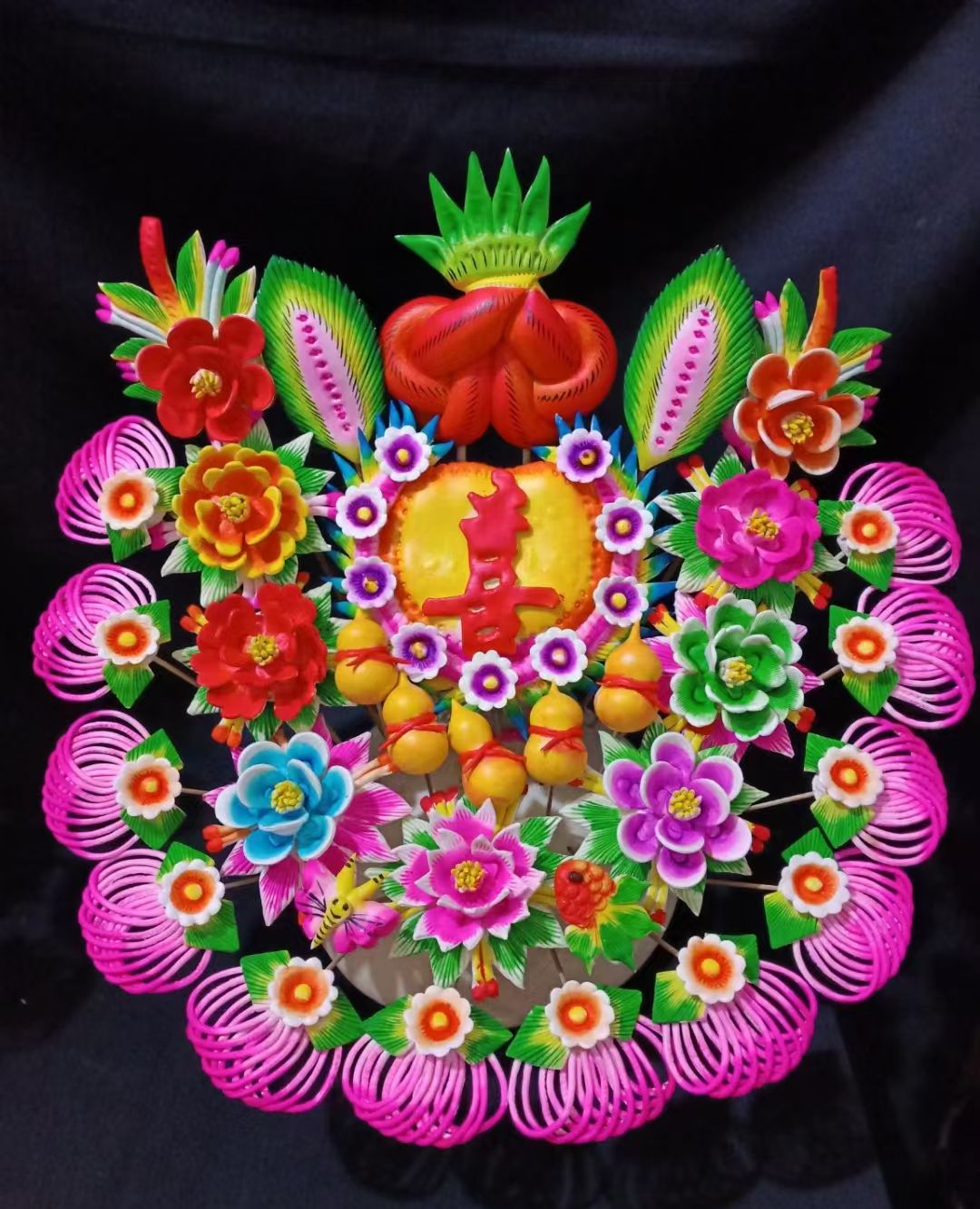 合阳人民用远古传承的独持的非遗面花方式恭贺新年_高清图集_新浪网