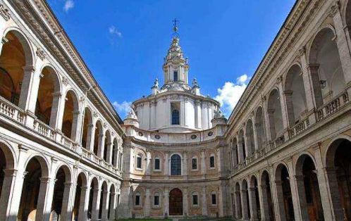 圣依华堂——巴洛克教堂建筑的杰作,罗马最知名的教堂之一