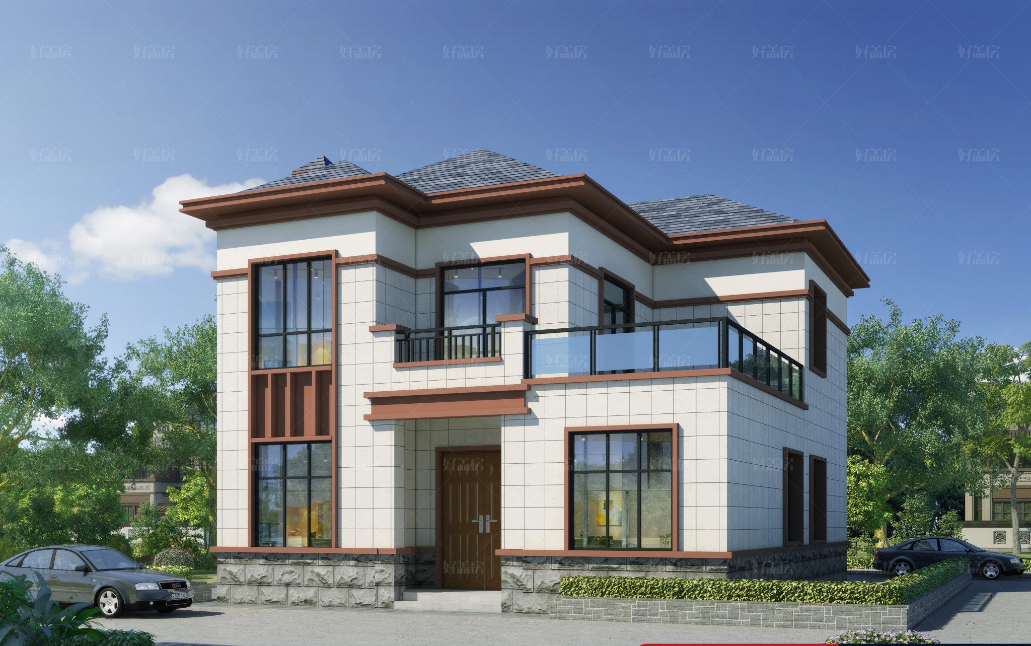 农村两层房屋设计图