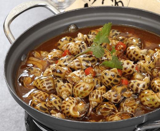 做一道辣酒煮花螺花螺入味鲜辣下酒的好搭档