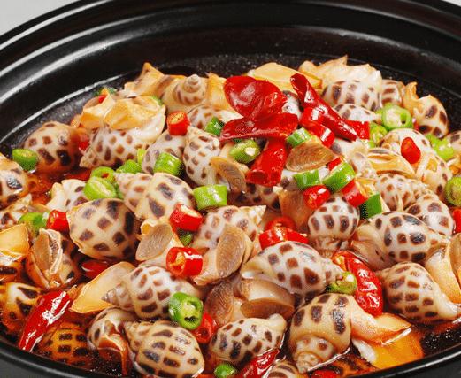 做一道辣酒煮花螺花螺入味鲜辣下酒的好搭档