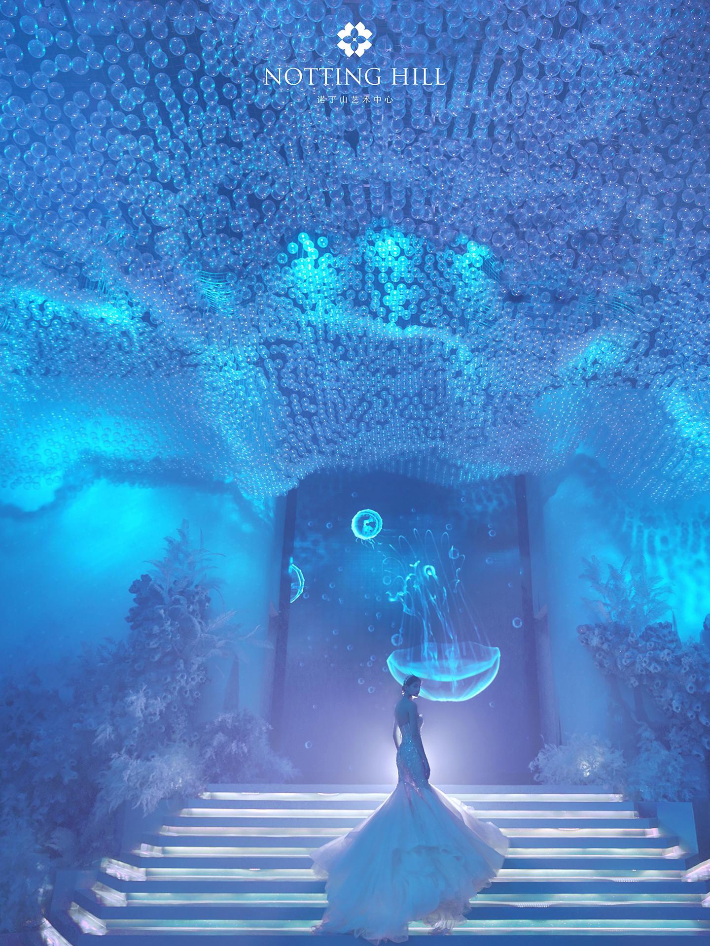 杭州百万级深海宫殿,化身最美人鱼公主get明星级婚礼场地!