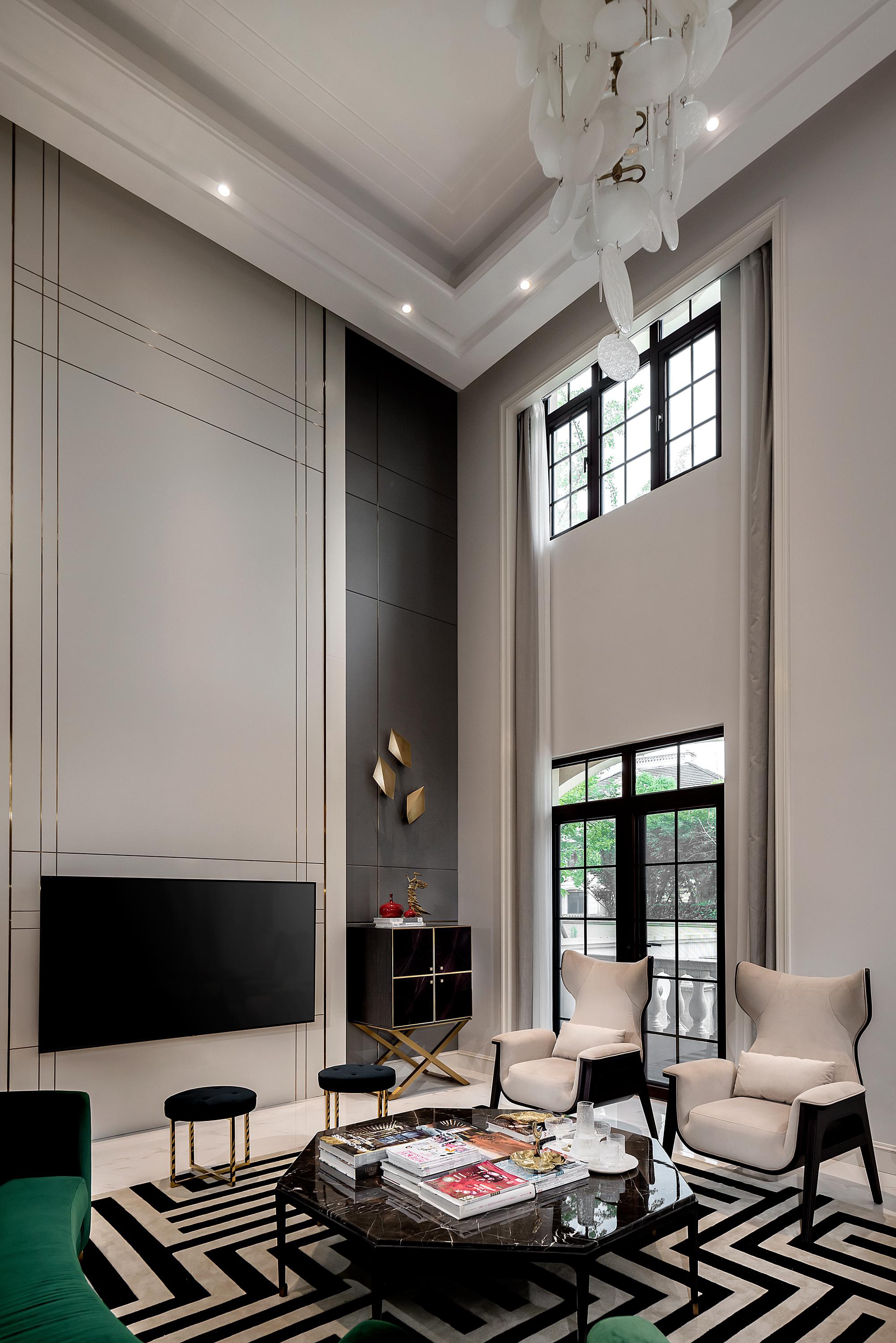 刘亚伟作品1000㎡独栋别墅500万打造意式轻奢风颜值爆表