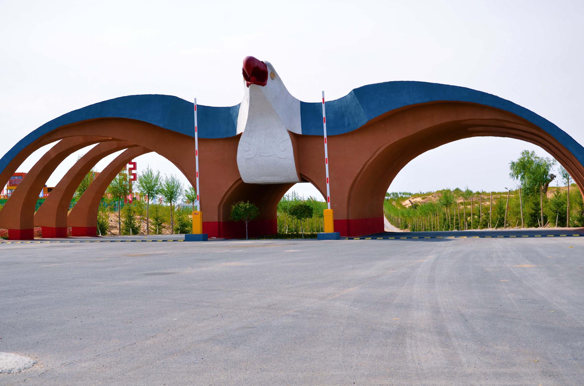 奈曼旗宝古图沙漠入口,原创拍摄