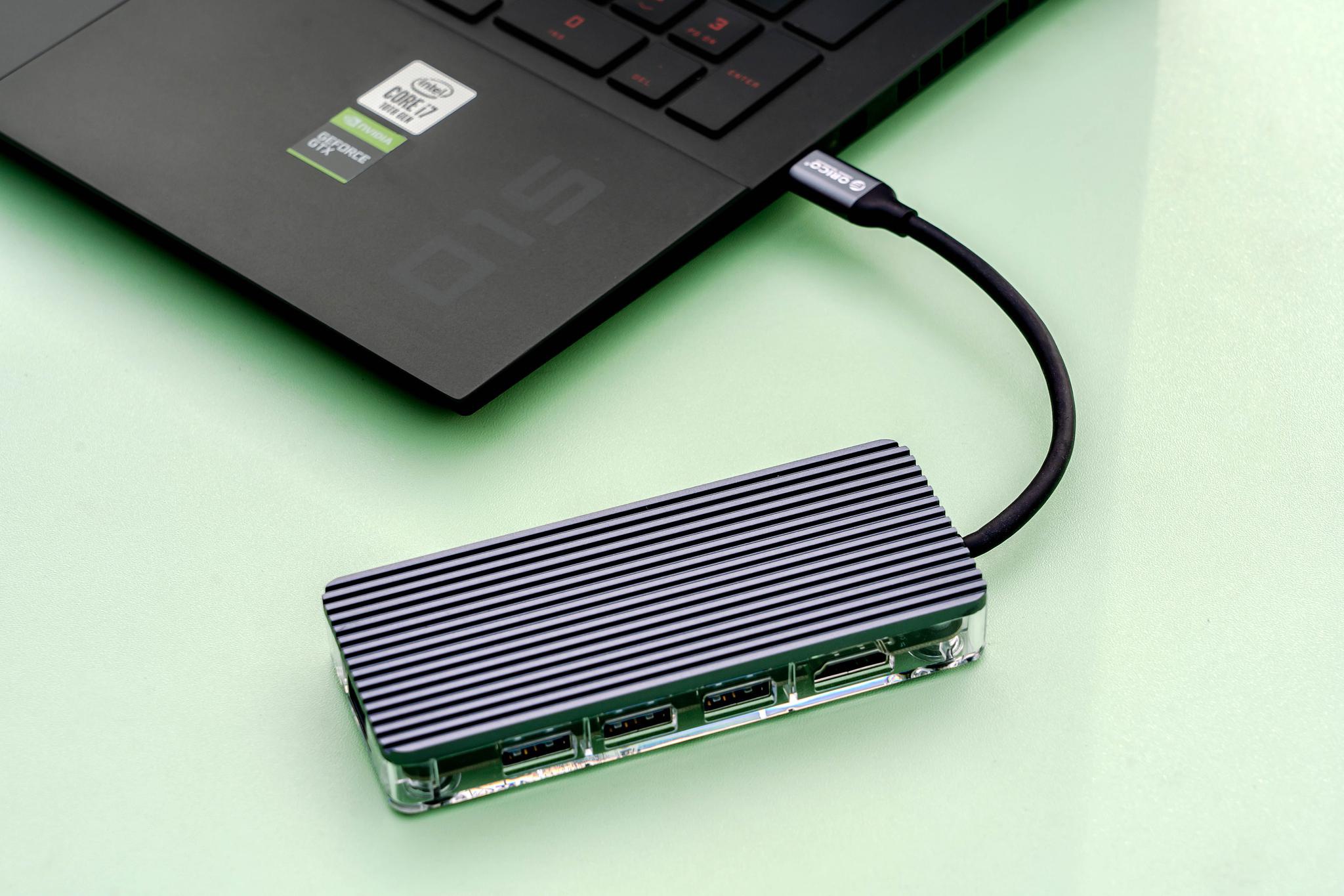 usb接口不够怎么办来看看这款usb透明扩展坞吧