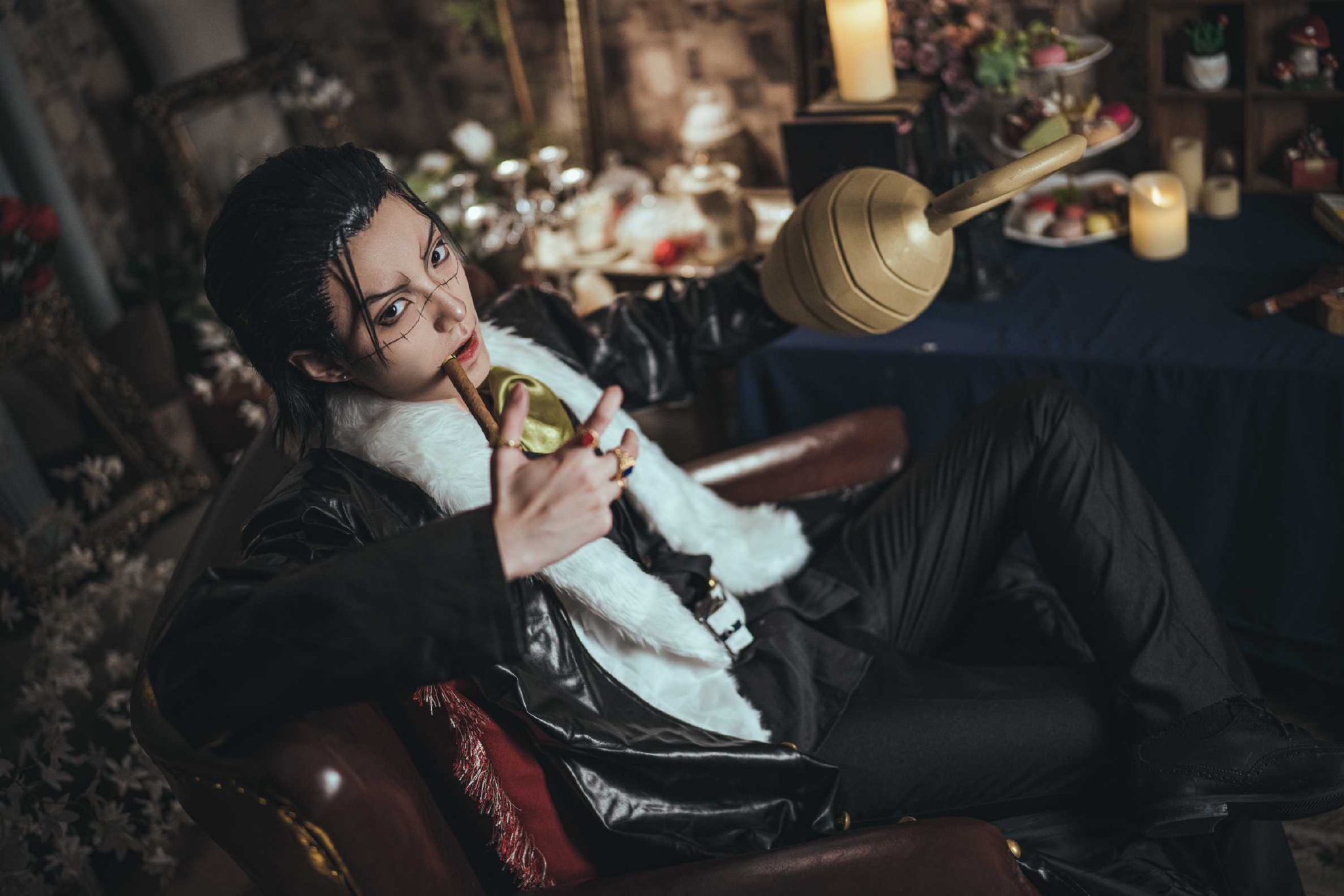 海贼王沙克洛克达尔cosplay