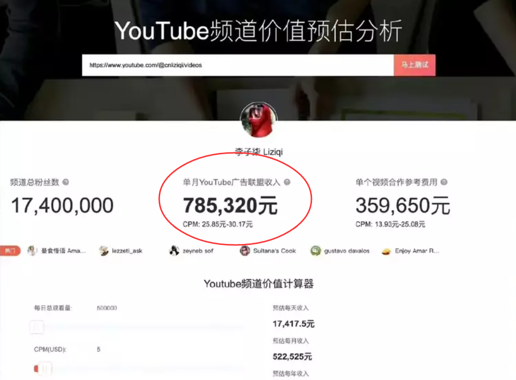 停更依旧赚钱!网红李子柒YouTube停更一年多,月收入仍可达50万令吉! 3 这就是躺着赚钱!李子柒停更一年多,依然月入78万__财经头条