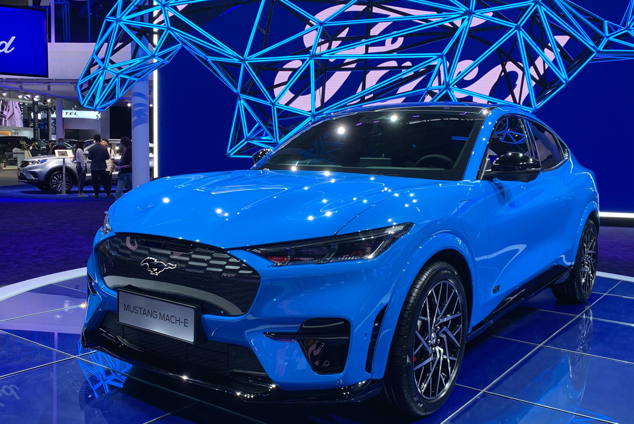 2020北京车展,福特带来了家族最新车型-mustang mach-e