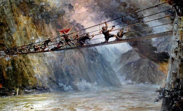 《飞夺泸定桥》场景