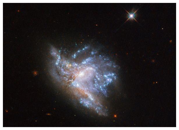 nasa公布天文望眼镜拍下的宇宙奇景星系碰撞美不胜收