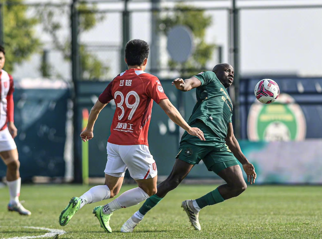 中甲第33轮成都蓉城12浙江队穆谢奎本场比赛打进一球