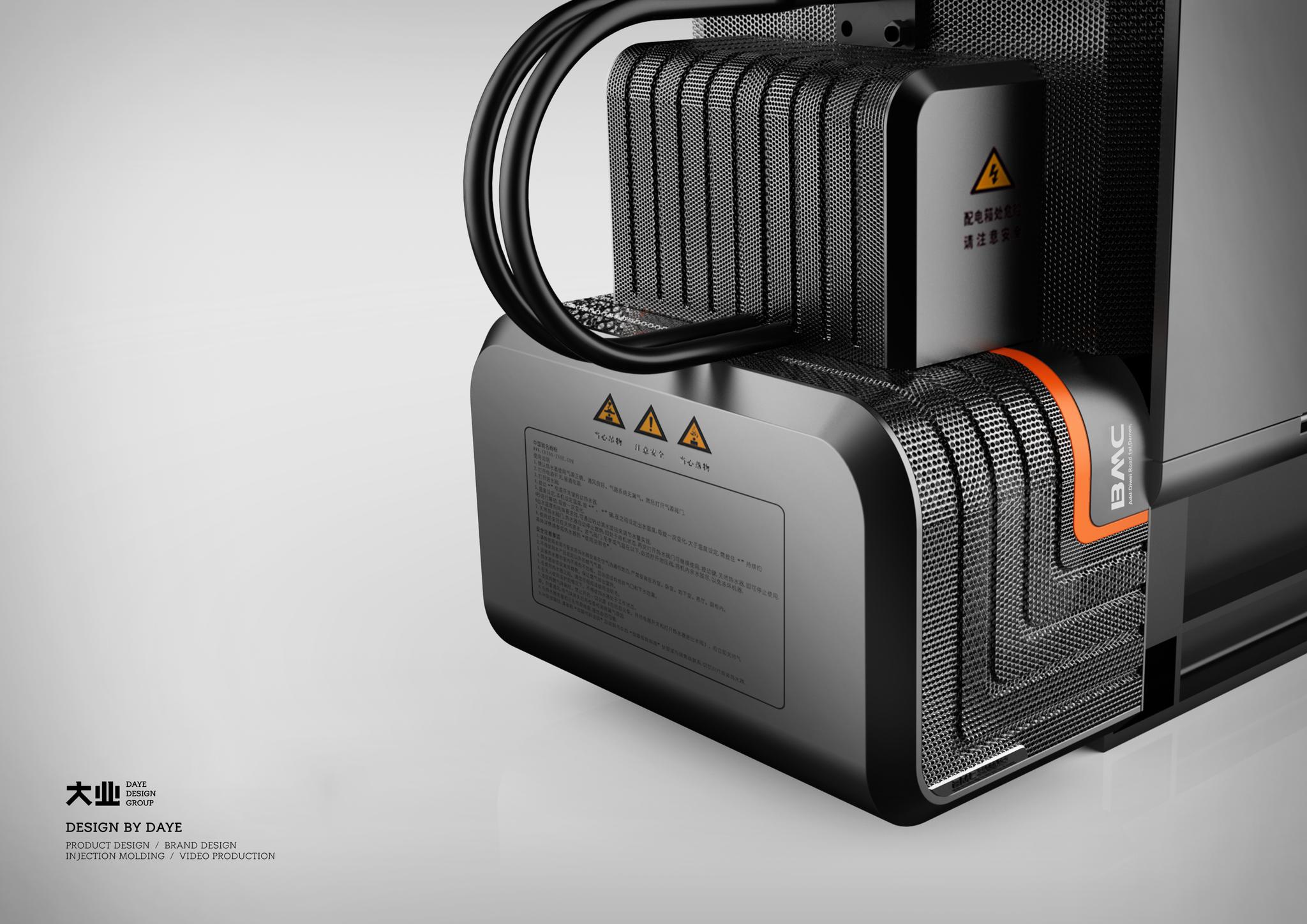 工业设备的钢铁时尚设计