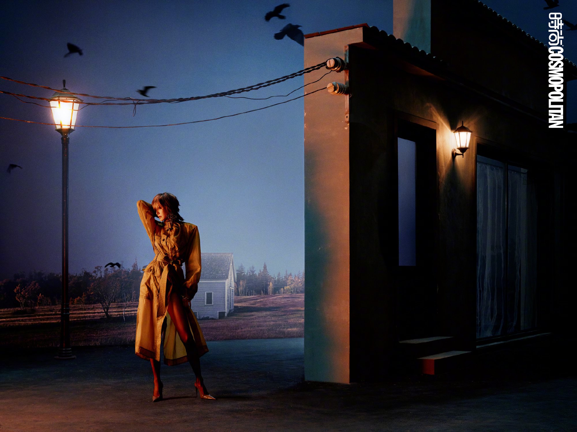 这次的秦岚好不一样，生活中的秦岚有一种明显的反差