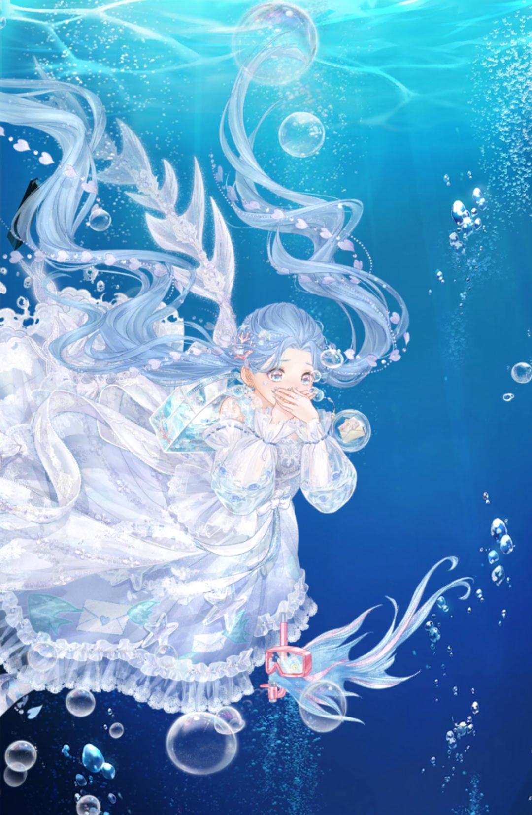 奇迹暖暖的海底世界超美鲛珠堪称女皇人鱼是永远的神