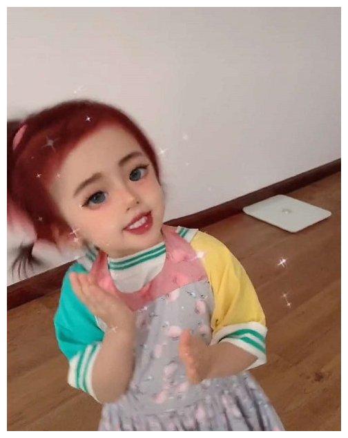 付辛博与颖儿女儿小月亮正面照首曝光像迪士尼公主太漂亮了