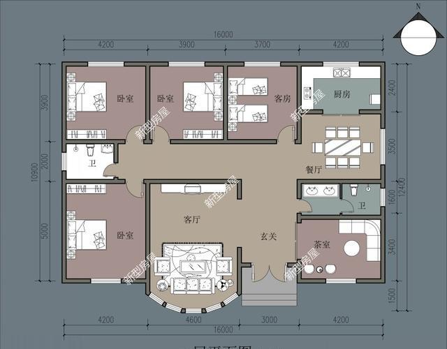 在农村建一层房如何布局?