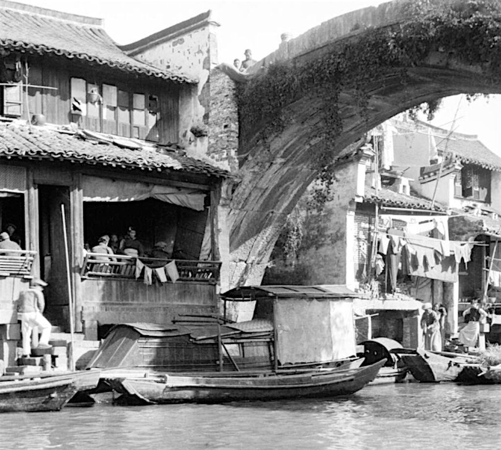 1930年江南水乡绝版老照片,看不出哪里,却不禁想起了外婆家_高清图集