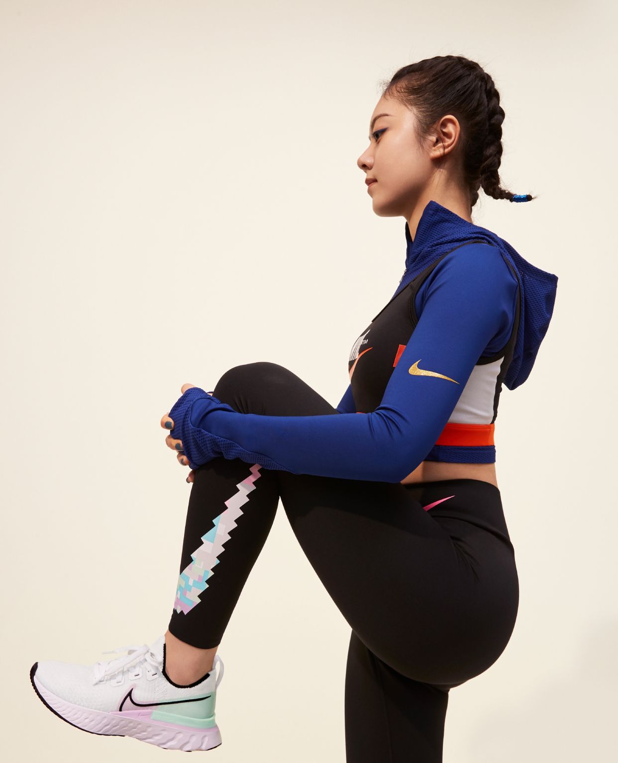 赵今麦身穿运动内衣变运动女达人