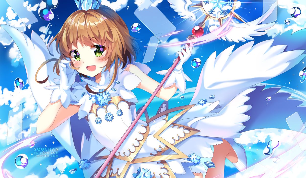 日漫《木之本樱》的这组插画壁纸真的很漂亮,她的精选专辑一