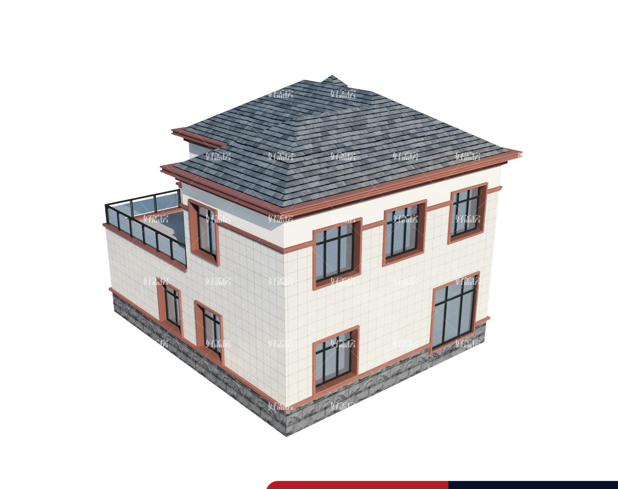 农村两层房屋设计图