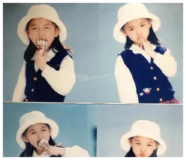 又一波90后小花童年照吴倩古灵精怪张予曦神似诺一