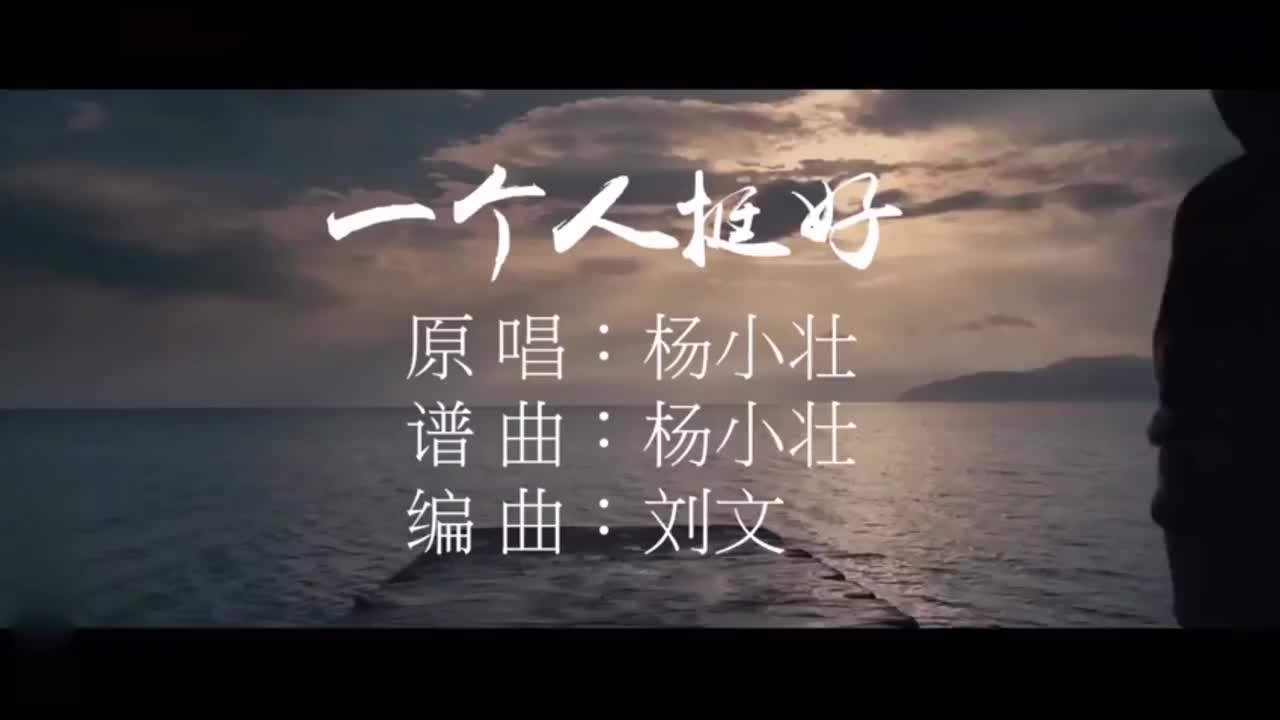 杨小壮《一个人挺好》《再也没有那种感觉》《我承认我自卑》串烧