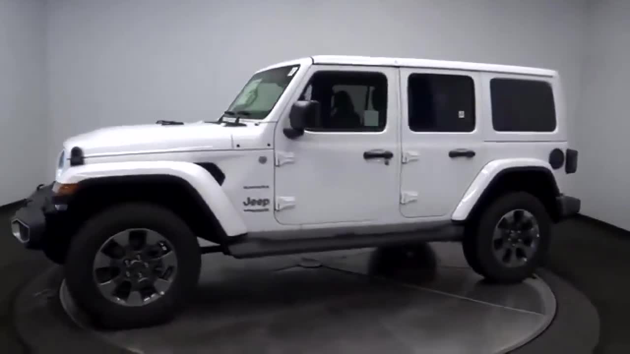 经典白色jeep牧马人男人的梦想汽车!