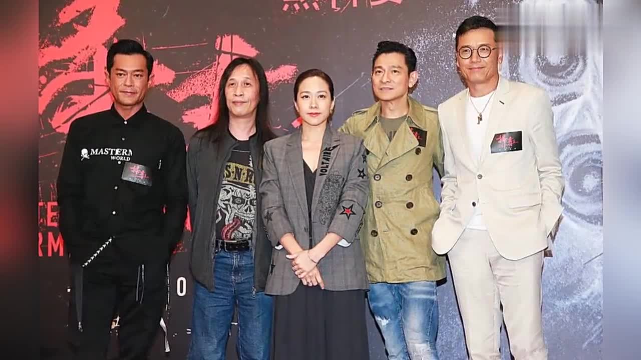 56岁刘德华与古天乐同框扮酷帅颜值爆棚