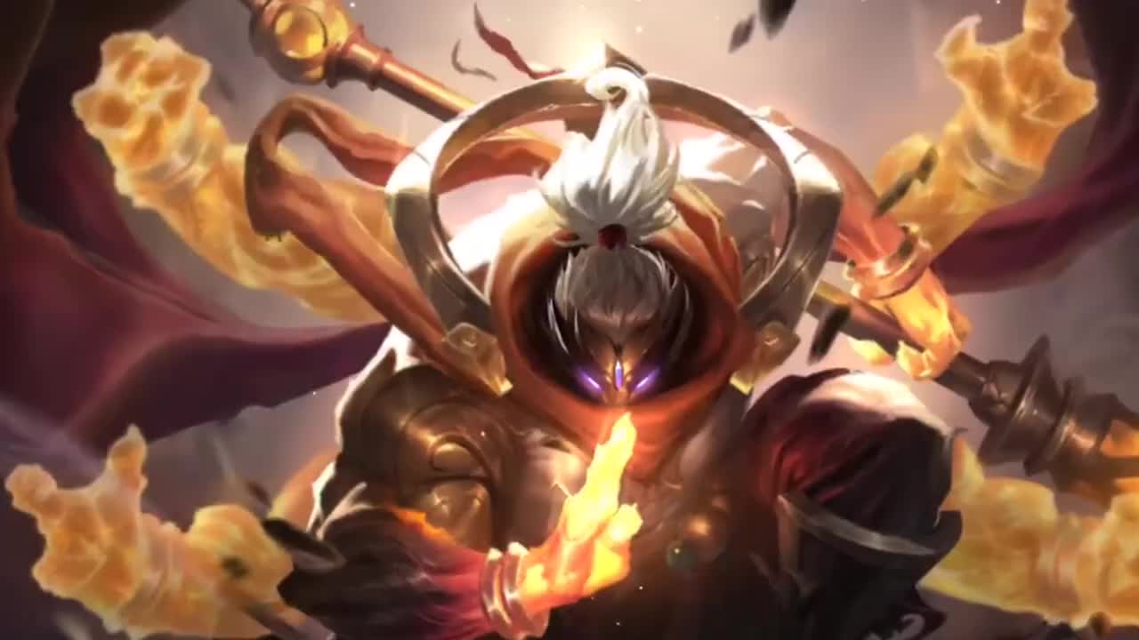 lol手游贾克斯武神皮肤鉴赏用起来特别爽